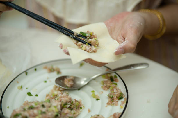istock A housewife is making dumplings at home 2155984988