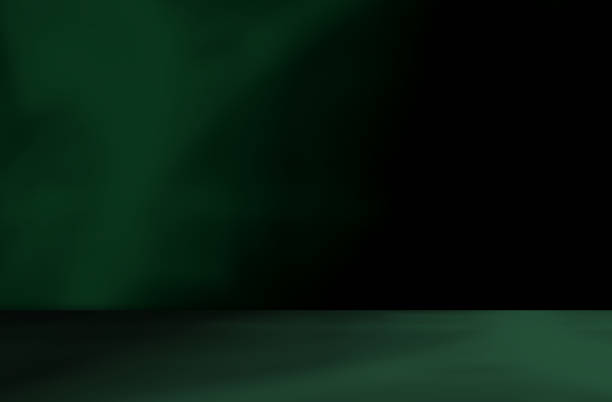 istock Green 3d Background Studio Bg Room Podium 2155985217