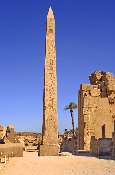 Obelisk from Karnak temple in Egypt, UNESCO World Heritage Site