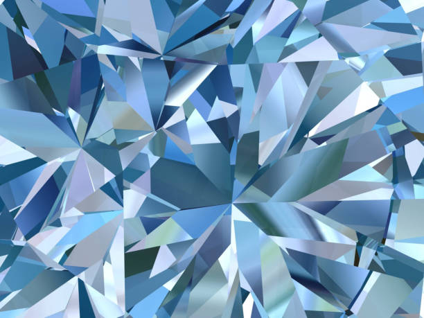 istock Realistic diamond texture close up, 3D illustration. (high resolution 3D image) 2155988547