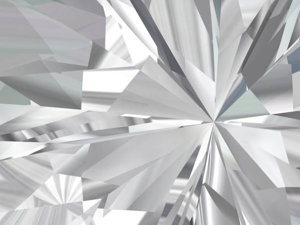 istock Realistic diamond texture close up, 3D illustration. (high resolution 3D image) 2155988791