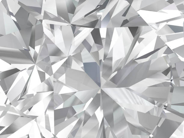 istock Realistic diamond texture close up, 3D illustration. (high resolution 3D image) 2155988842