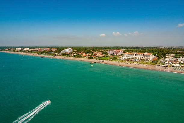 istock Hotels on the coast of Antalya Belek 2155991034