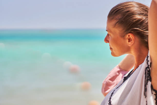 istock Woman looking at red sea in Egypt 2155992606