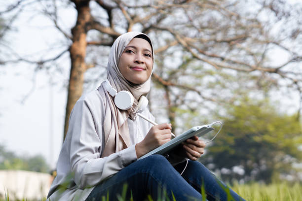 istock Muslim woman doing Outdoor activities during summer 2155993049