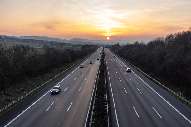 istock highway in the sunshine in Germany 2156001235