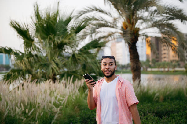 istock Generation Z talking on phone in Saudi Arabia 2156001709
