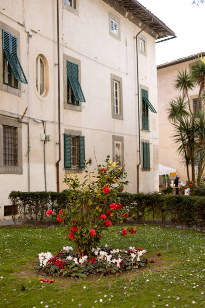 istock Public gardens in old town in Italy. 2156003517