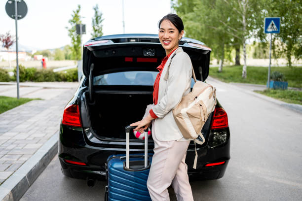 istock Businesswoman going on a business trip 2156010570