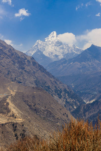 istock Ama Dablam mountain summit peak in Himalaya mountain range, Nepal 2156015940