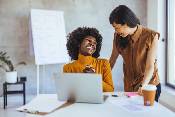 istock Diverse Businesswomen Engaging in Creative Process 2156017756