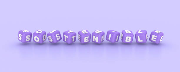 istock Spanish Word Sostenible Buzzword Cubes 2156020786