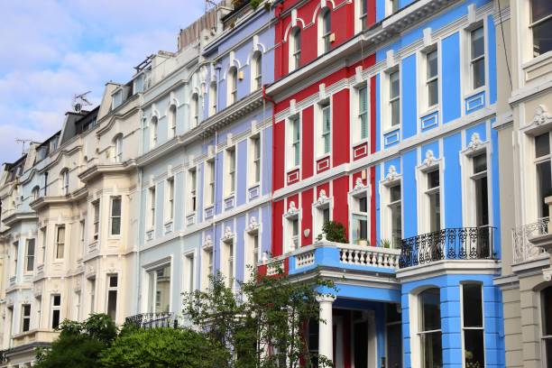 istock Notting Hill architecture in London UK 2156025582