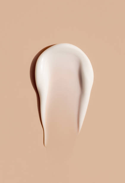 istock cosmetic smear of creamy texture on a beige background 2156030006