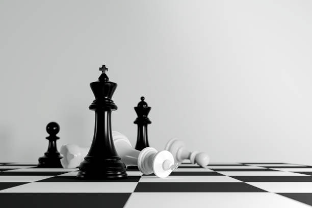 istock Strategic Business Growth Chess Concept. 3D Illustration 2156030462