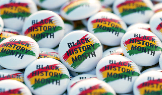 istock Black History Month Printed Badges 2156030668