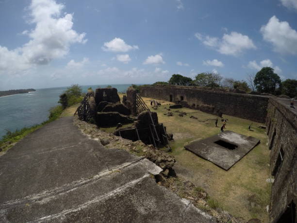 istock Views of a cannon in a fort in Panama 2156034982