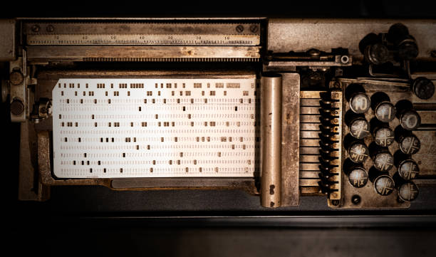istock a close up view of an old typewriter machine with a keyboard 2156035290