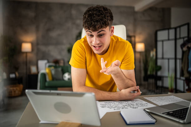 istock A young teenage student is studying at home 2156040053