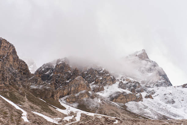 istock Alpes - Mountain in the clouds 2156040928