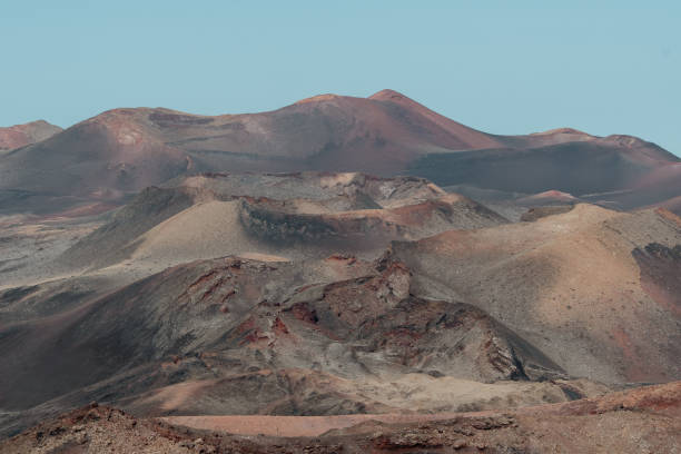 Panoramic shot of a volcanic island