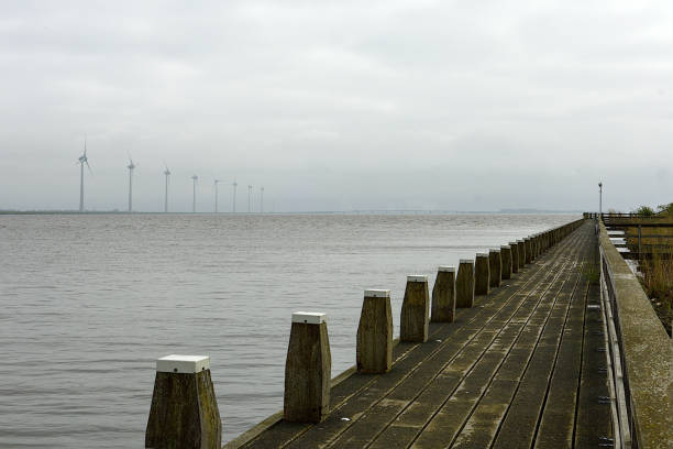 istock Scenic view of a pier in Urk, Netherlands. 2156042412