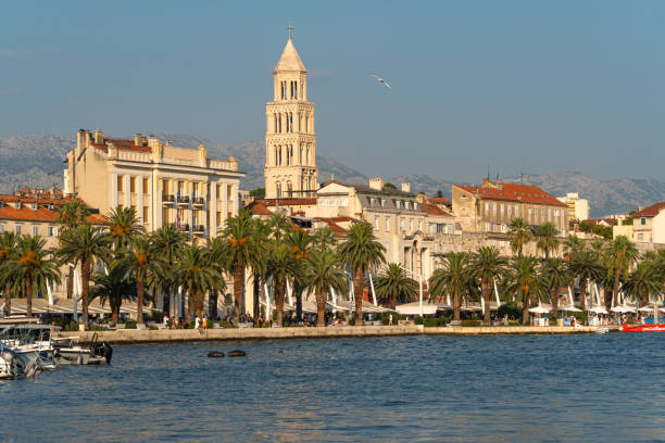 istock Split Waterfront dominated by Diocletian's Palace, Croatia 2156045460