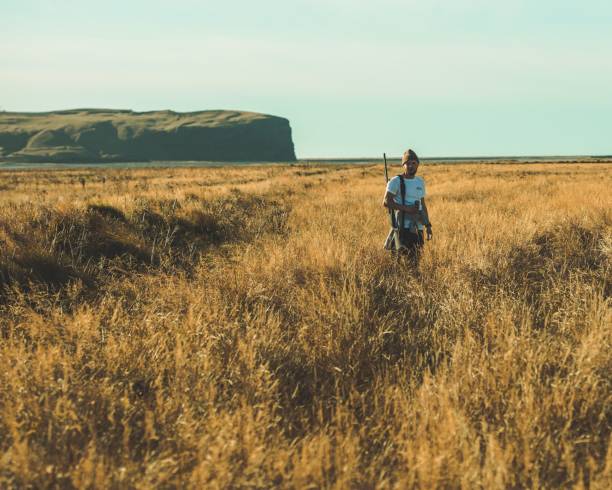 istock Autumn hunting in Iceland with mountain backdrop 2156056667