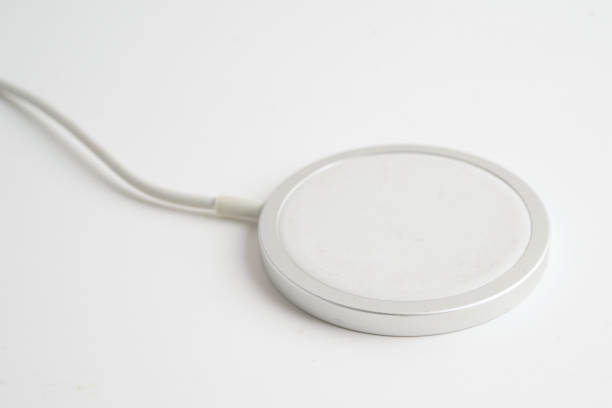 istock Wireless magnetic charger, modern equipment for mobile phone. 2156058274