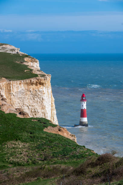 istock a lighthouse sits on top of a rocky cliff on the ocean 2156059462