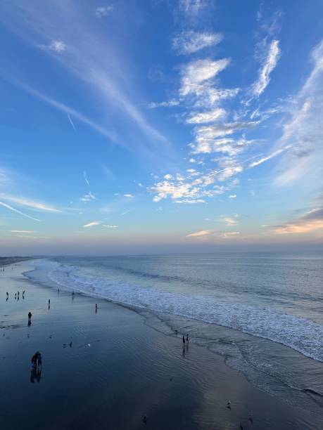 istock Scene in a beach under a clear sky 2156059674