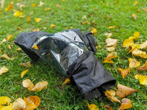 istock Camera equipment for autumn weather. 2156063191