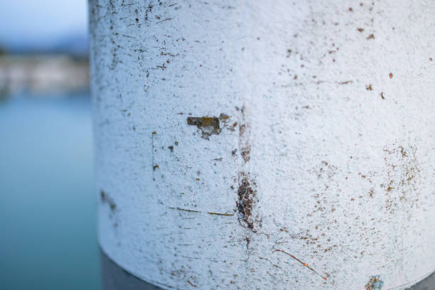 istock Close-up of a metal pole with water droplets 2156065220
