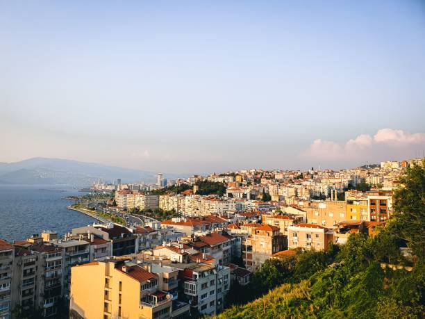 istock City skyline from hilltop with ocean view 2156068476