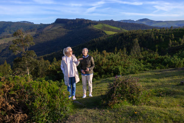 istock Friends walking in nature 2156071682