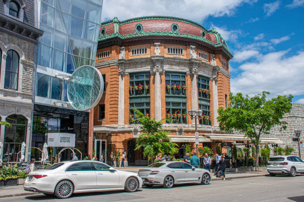 May 30, 2024 - Quebec City, Quebec, Canada: Historic Le Capitole hotel and restaurant in downtown Quebec City, Quebec, Canada