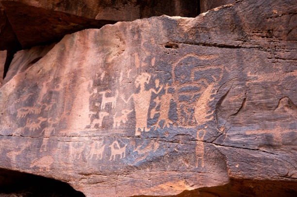 istock Petroglyphs in Nine Mile Canyon 2156073484