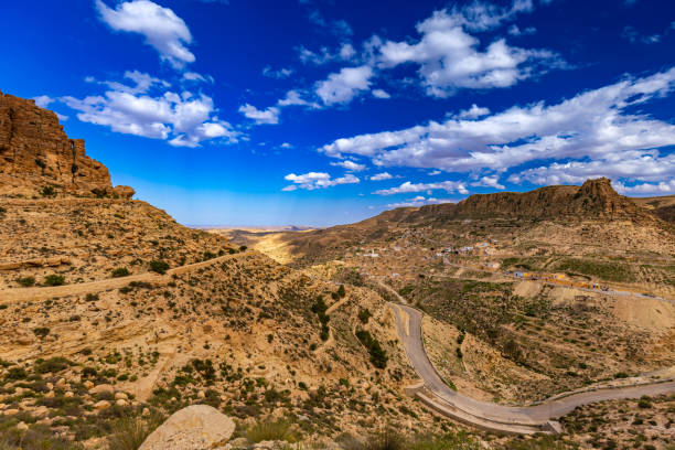 istock Mountain and desert landscape in Tunisia 2156074463