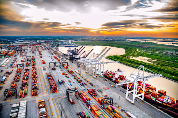 istock Seaport Aerial - Houston, Texas 2156075126