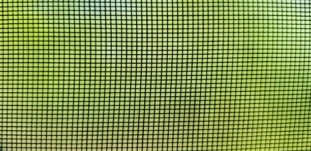 istock Black net with green blurred background. Pattern seamless of line wallpaper and square shape. 2156075547