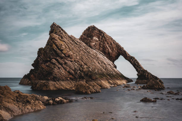 istock Scottland landsacpes - Bow Fiddle Rock 2156077765
