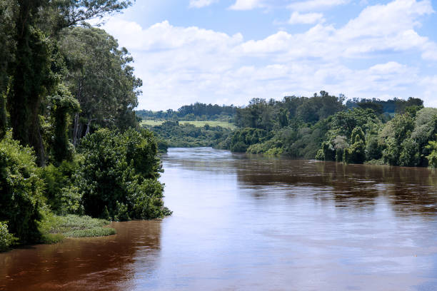istock Landscape And River Seen Between The Forests - Travel Destination 2156082802