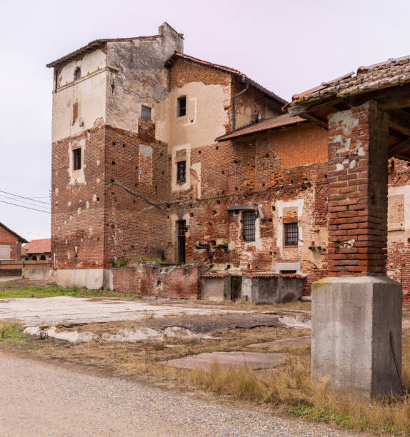 istock Exterior of an old rice mill 2156083426
