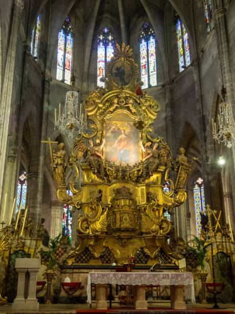 Santa Eulalia Church main altar, Palma