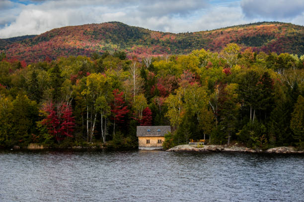 istock Cabin on Lac Tremblant. 2156094561