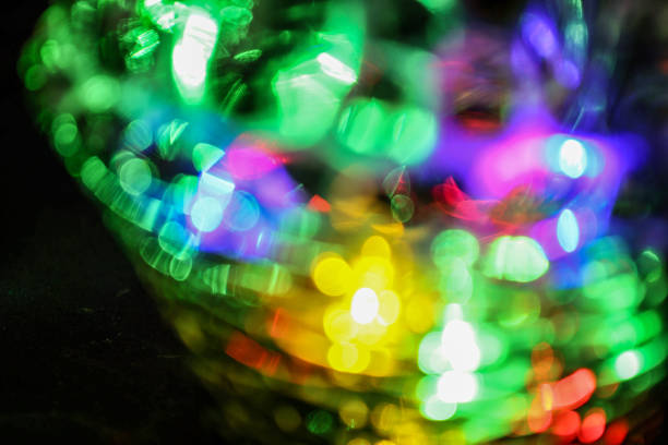Colorful illuminations taken with defocus.