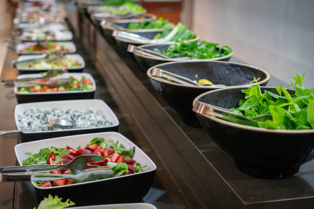 istock Vegetarian salad buffet catering 2156108905