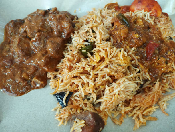 istock delicious Indian cuisine mutton biryani 2156112195