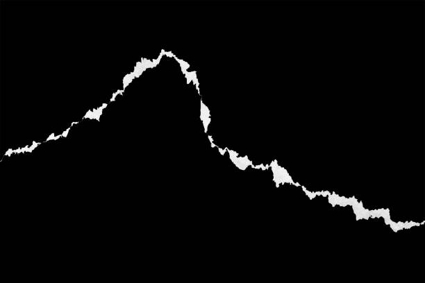 istock Ripped torn paper edges isolated on black background 2156113523