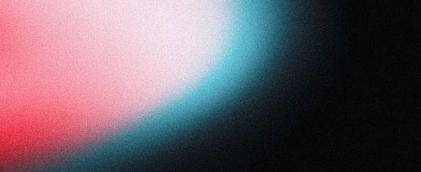 istock Grainy abstract background, dark noisy poster black backdrop pink blue glowing color wave banner design, copy space 2156117477